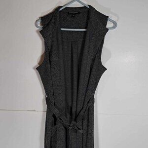 Banana Republic‎ womens Duster Sleeveless Cardigan Robe size Small Gray
